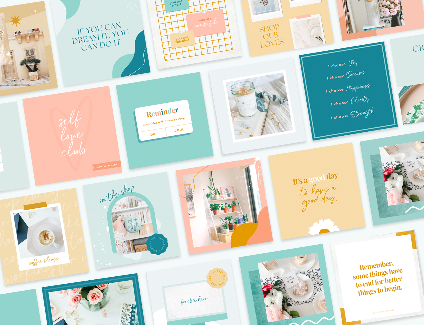 Dream You Instagram Post Templates - Design Pixie