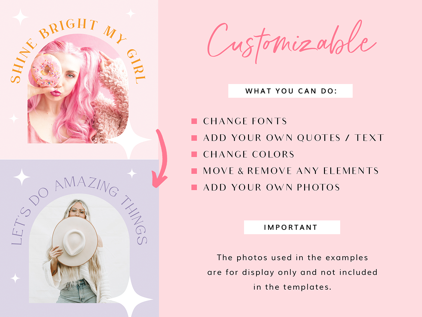 Candy Wishes Instagram Post Templates - Design Pixie