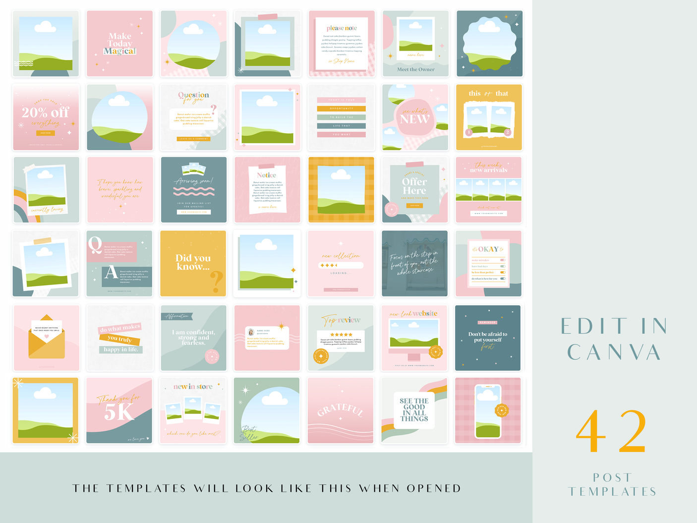 Creative DIY Instagram Post Templates - Design Pixie