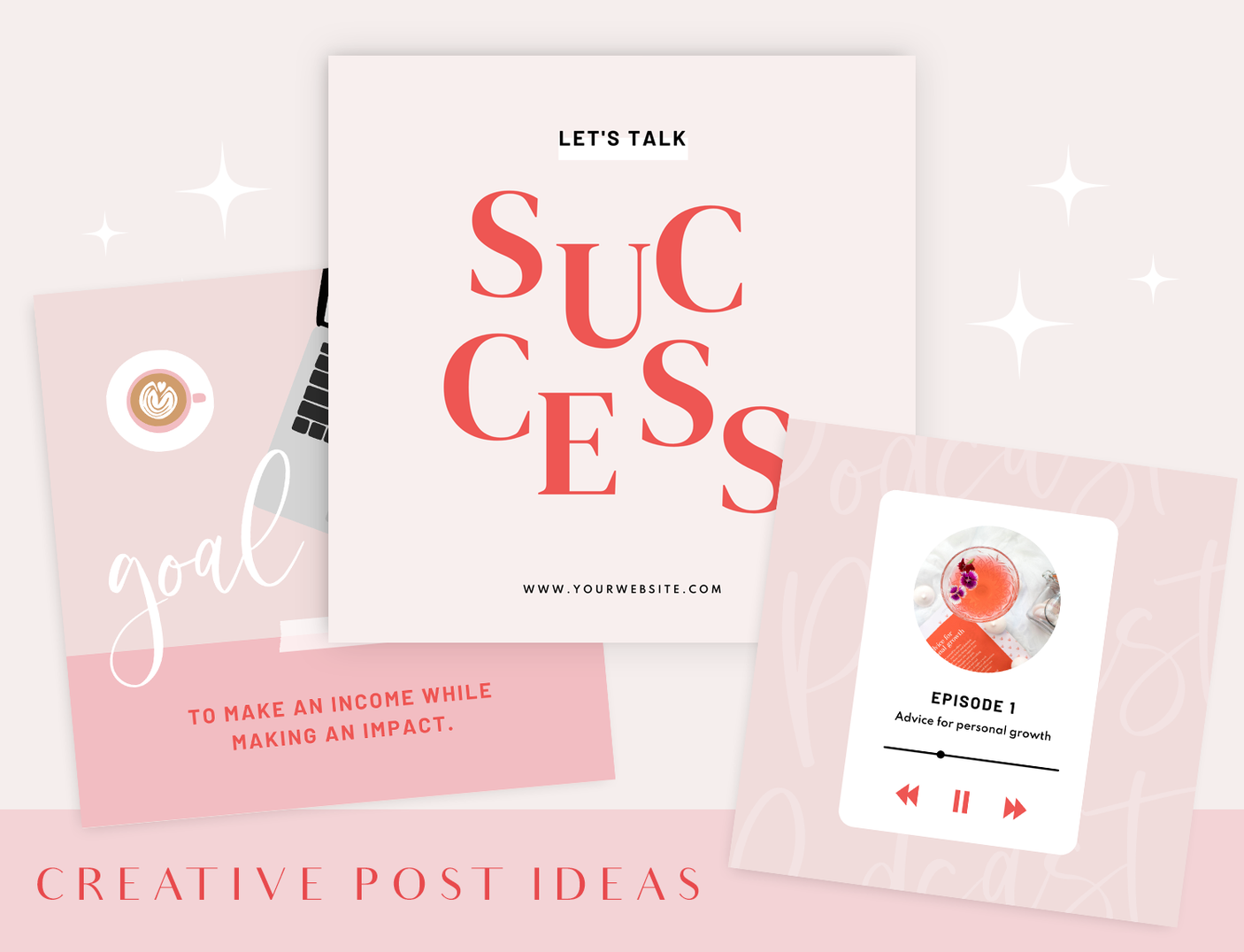 Million Babe Instagram Post Templates - Design Pixie