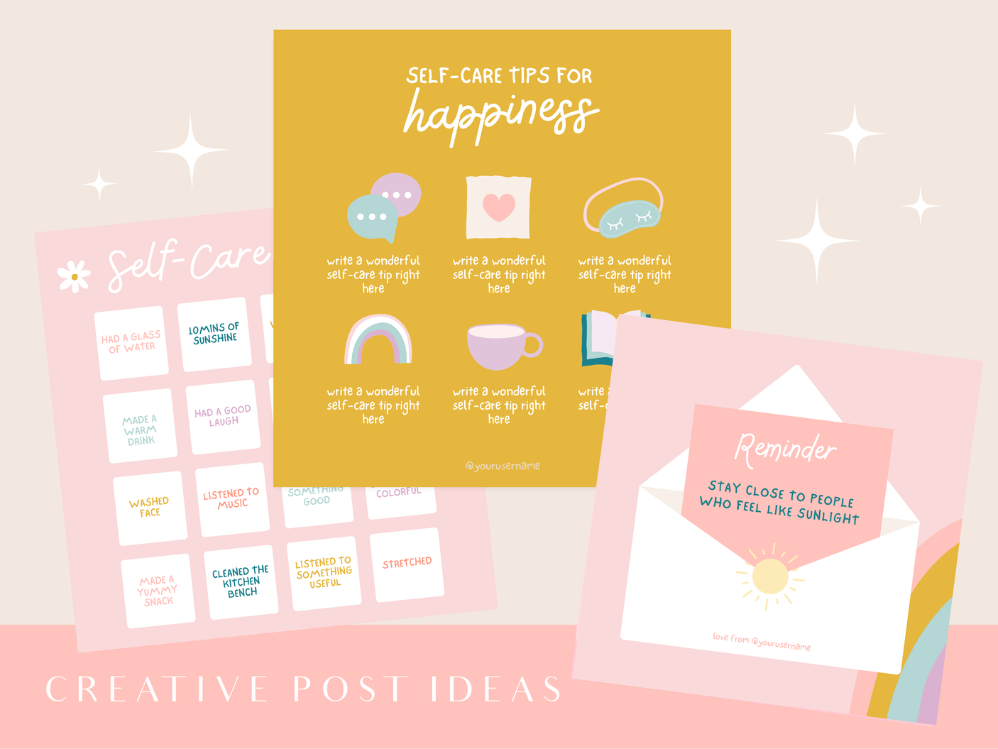 Shine Sista Instagram Post Templates - Design Pixie