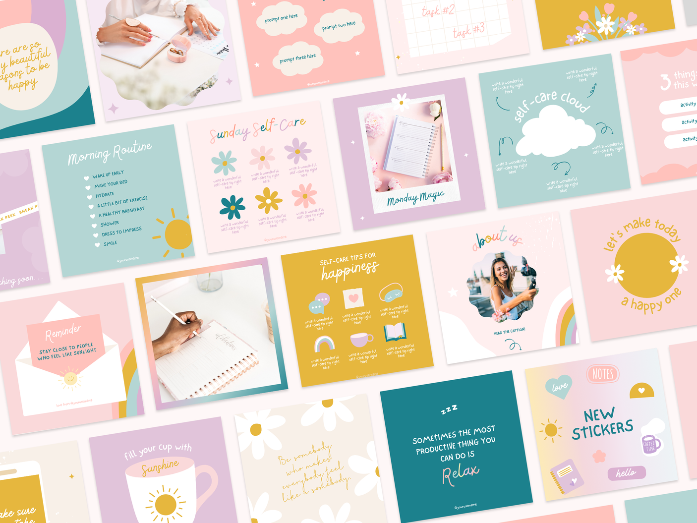 Shine Sista Instagram Post Templates - Design Pixie
