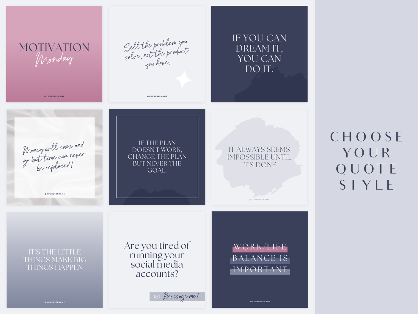 Virtual Assistant Instagram Post Templates - Design Pixie