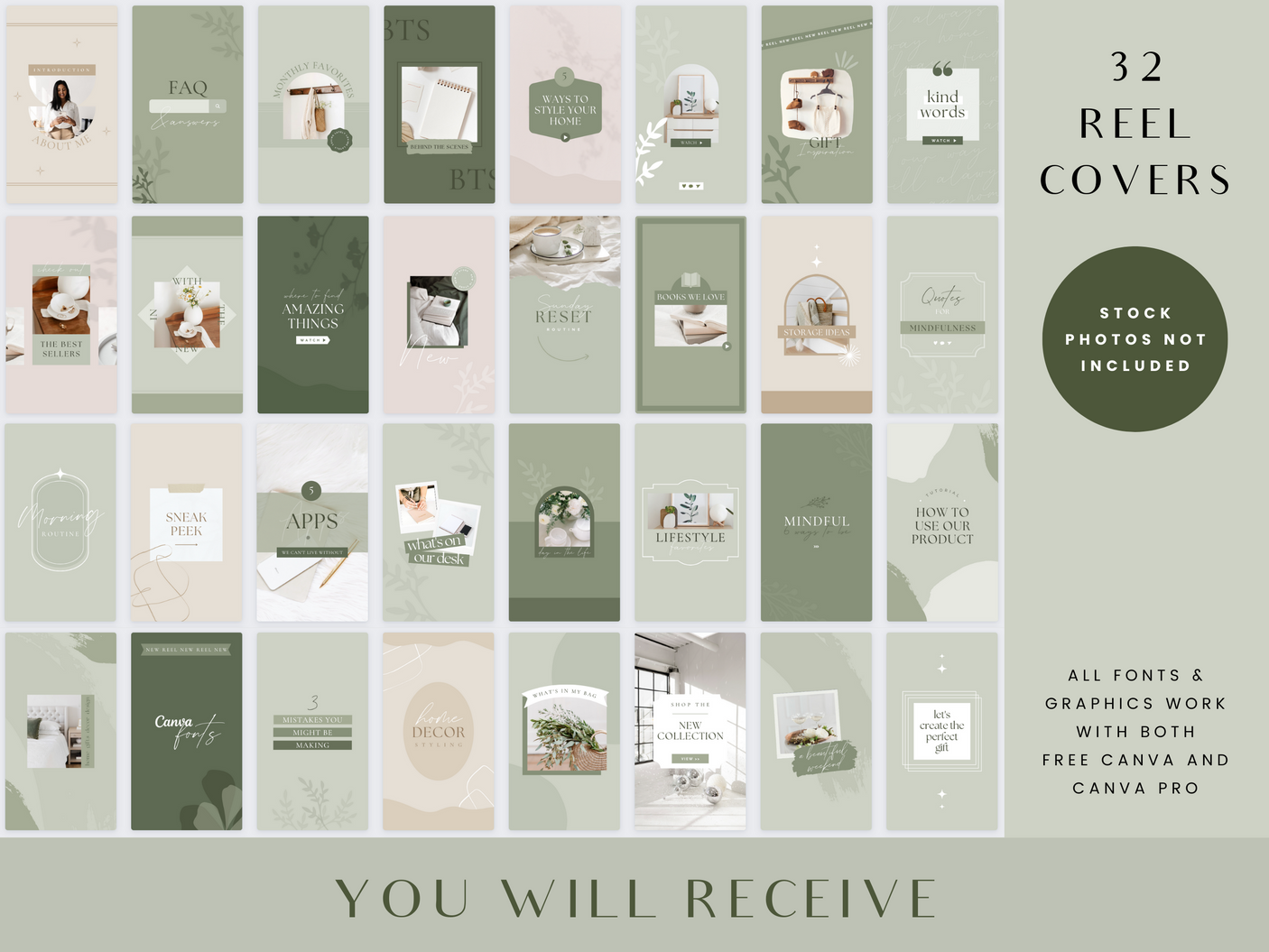 Olive And Avery Instagram Reel Templates - Design Pixie