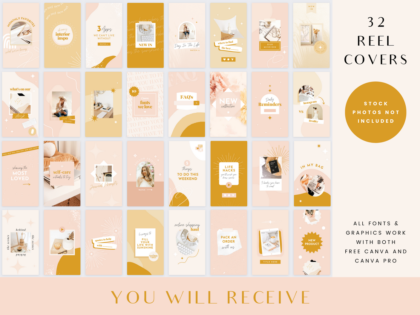 Sunshine Vibes Instagram Reel Templates - Design Pixie