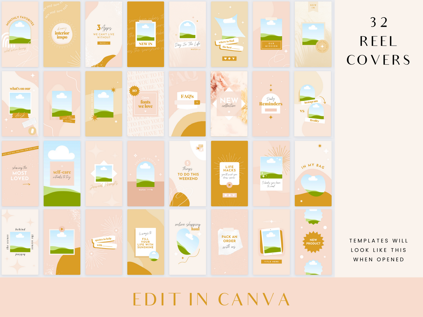 Sunshine Vibes Instagram Reel Templates - Design Pixie