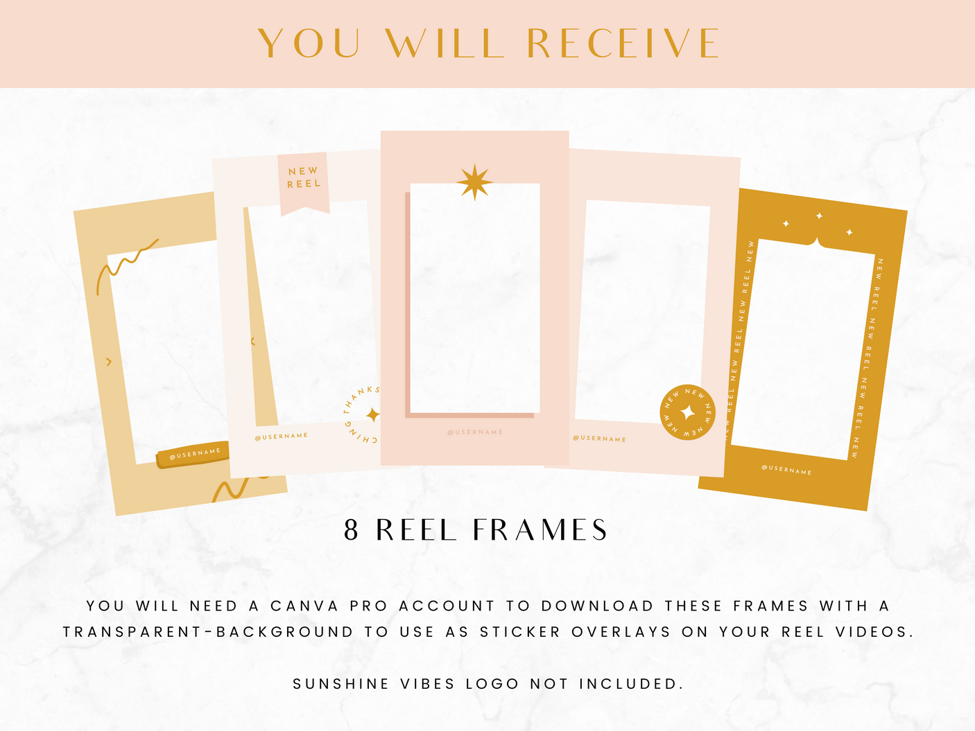 Sunshine Vibes Instagram Reel Templates - Design Pixie