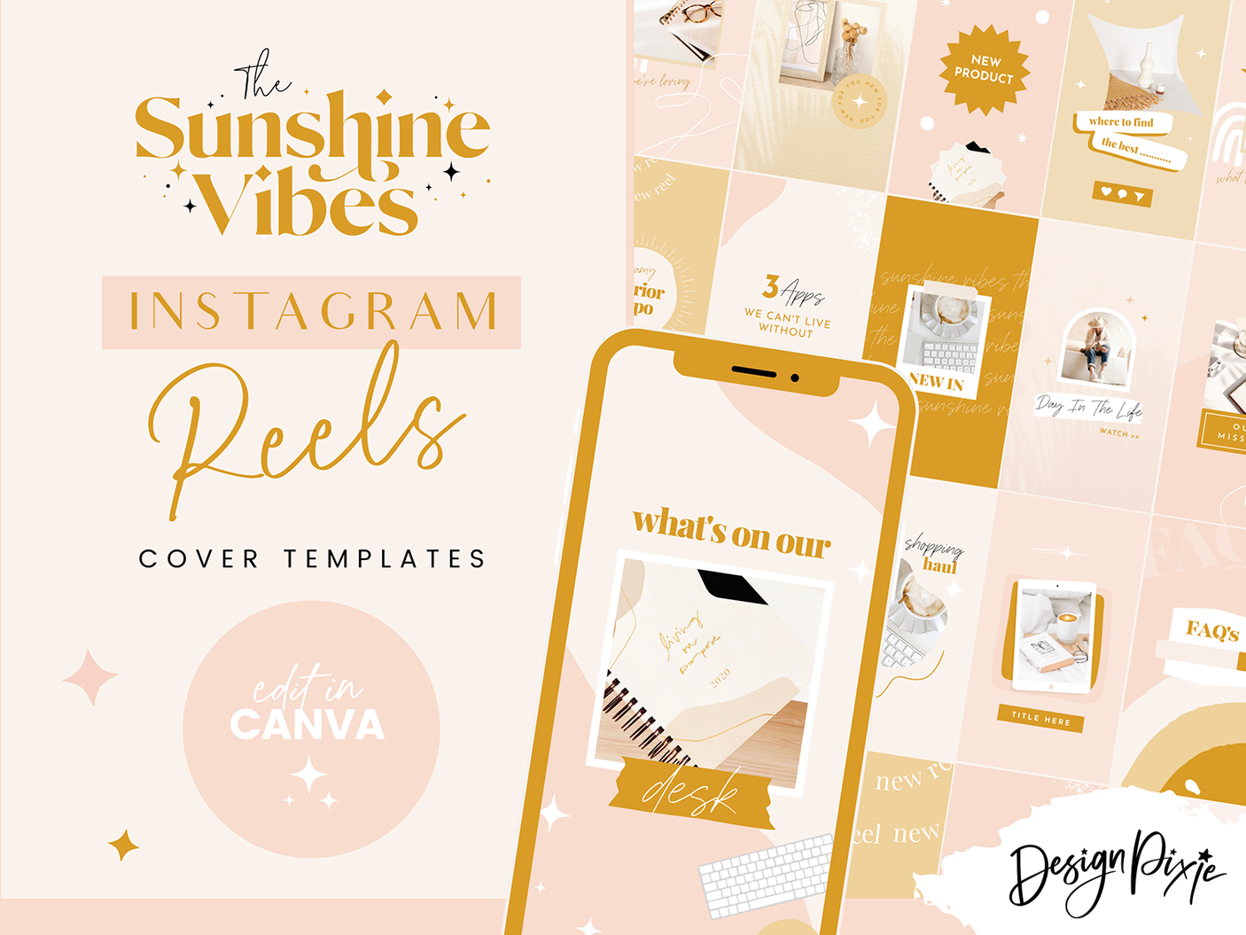 Sunshine Vibes Instagram Reel Templates - Design Pixie