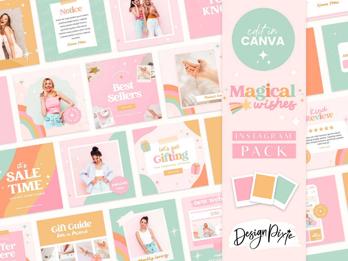 Magical Wishes Instagram Post Templates