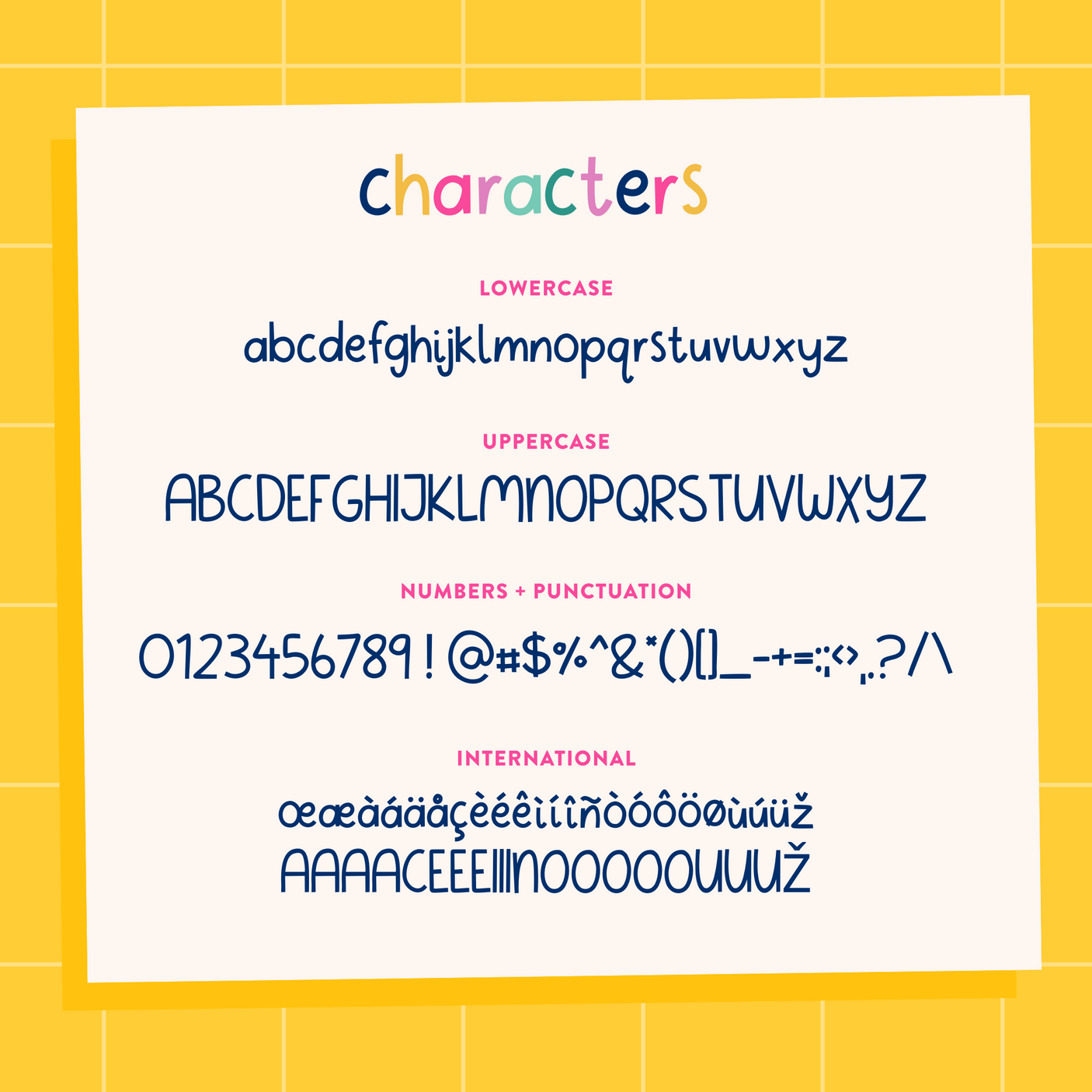 Letter Love Font