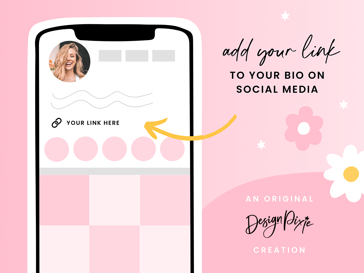 Link In Bio Template - Playful - Design Pixie