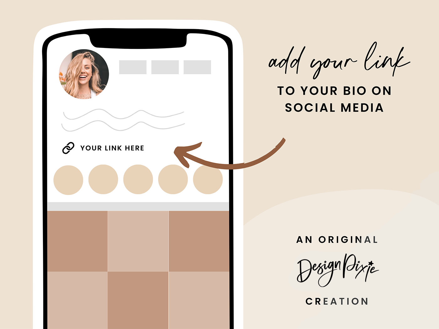 Link In Bio Template for Photographer - Design Pixie