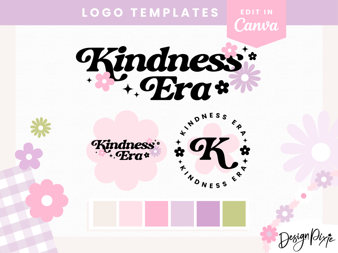 Kindness Era Logo Template - Design Pixie