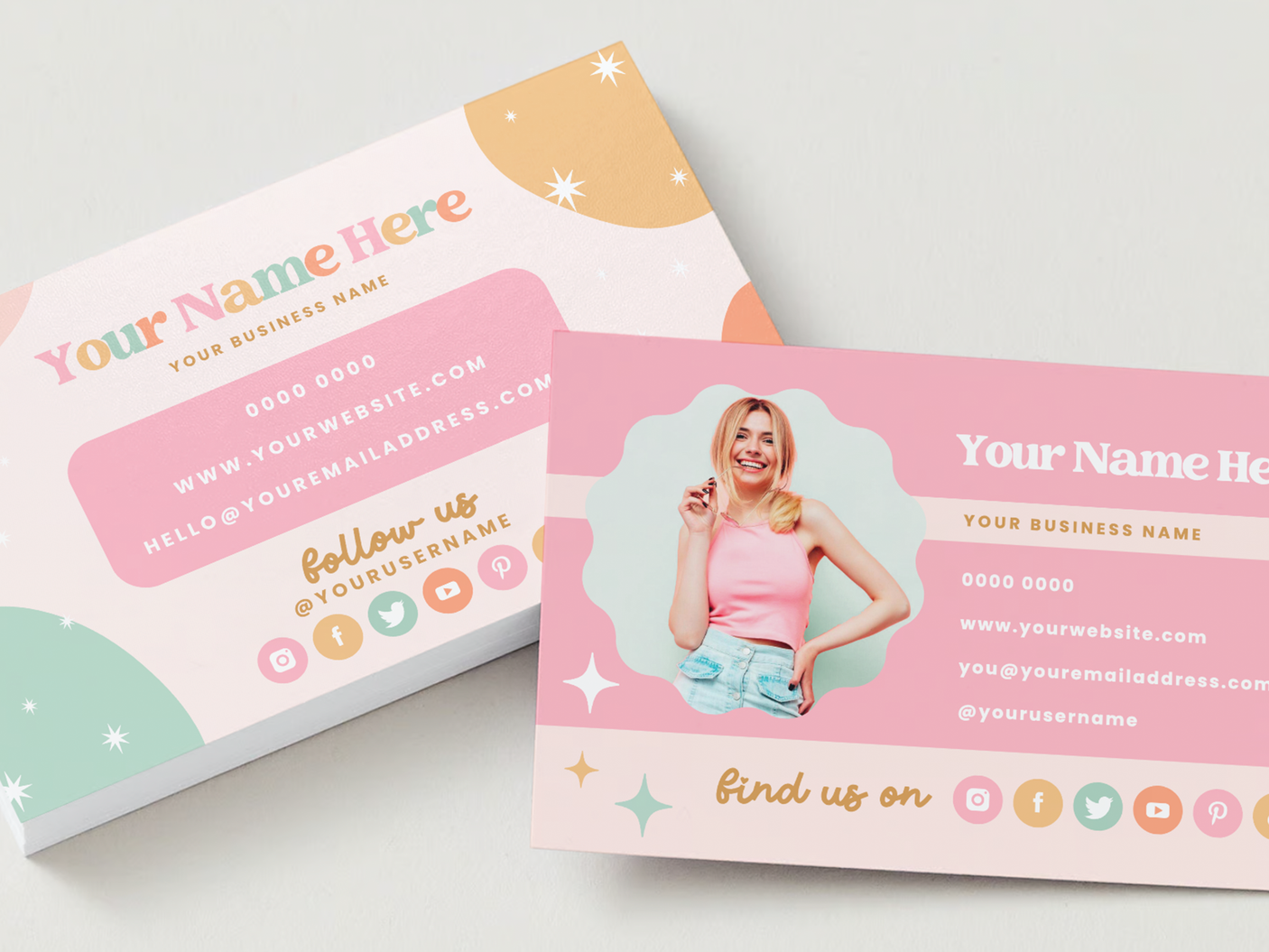 Business Card Template - Magical Wishes - Design Pixie