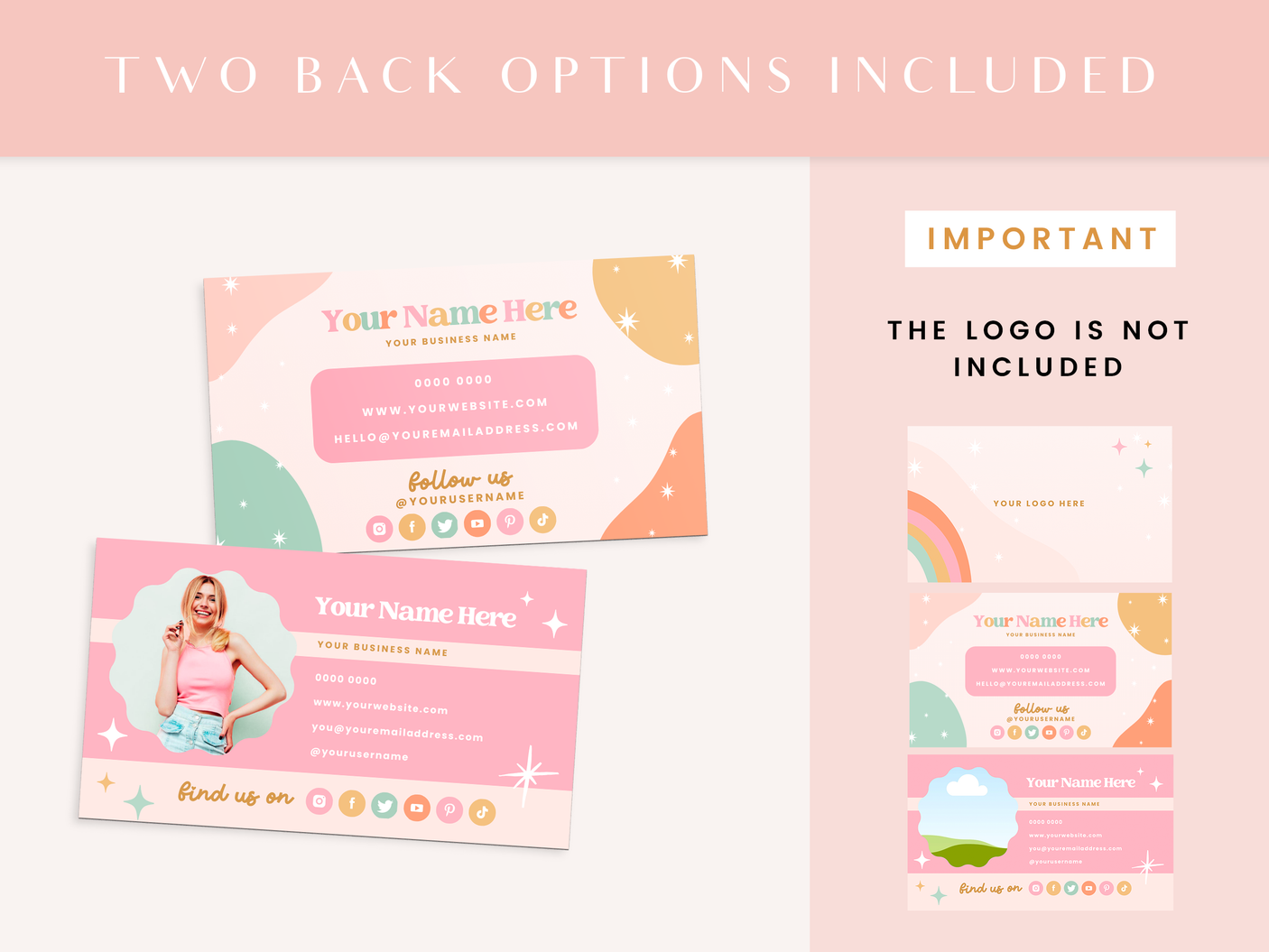 Business Card Template - Magical Wishes - Design Pixie