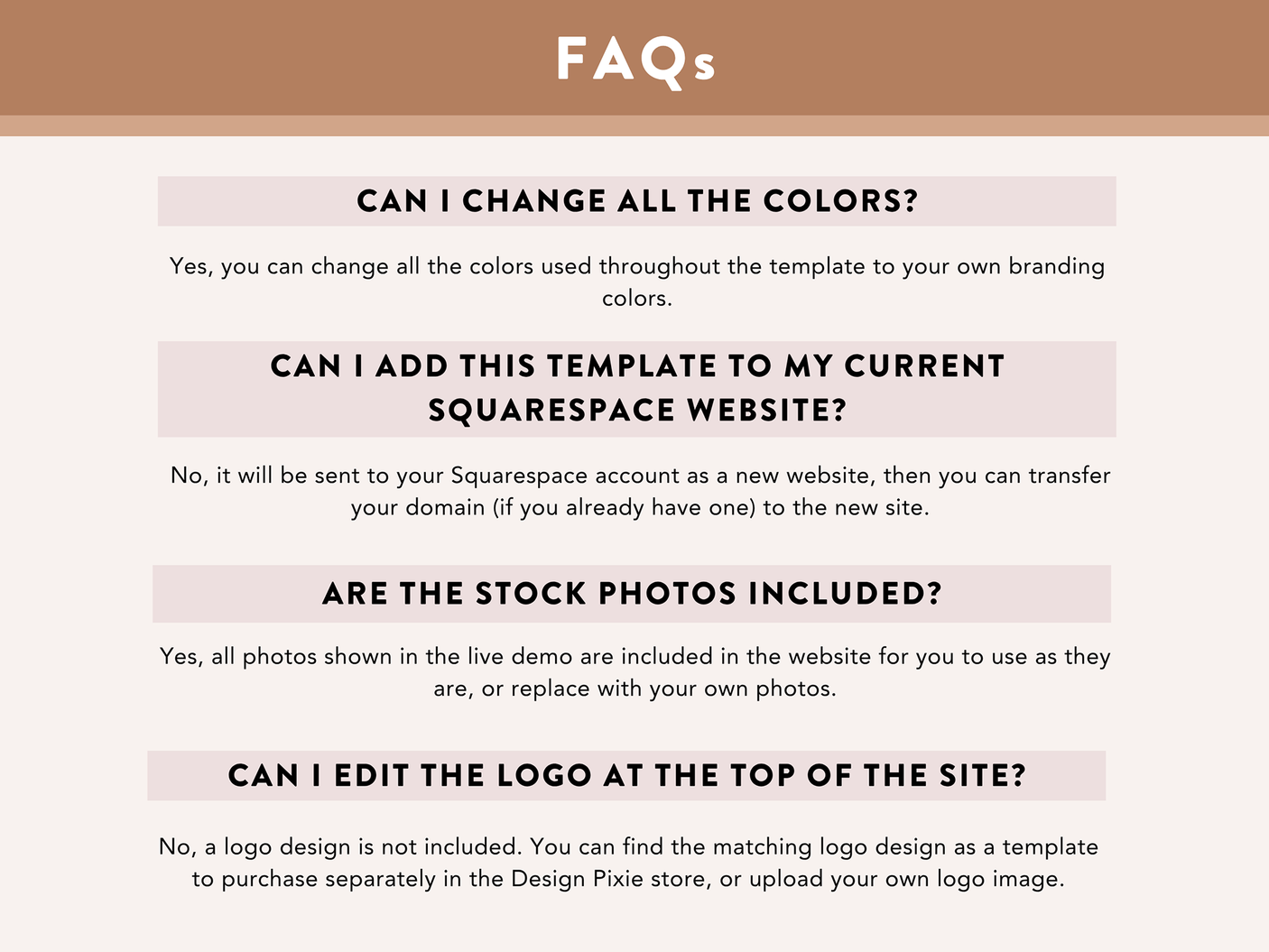 Minimal White Squarespace Template