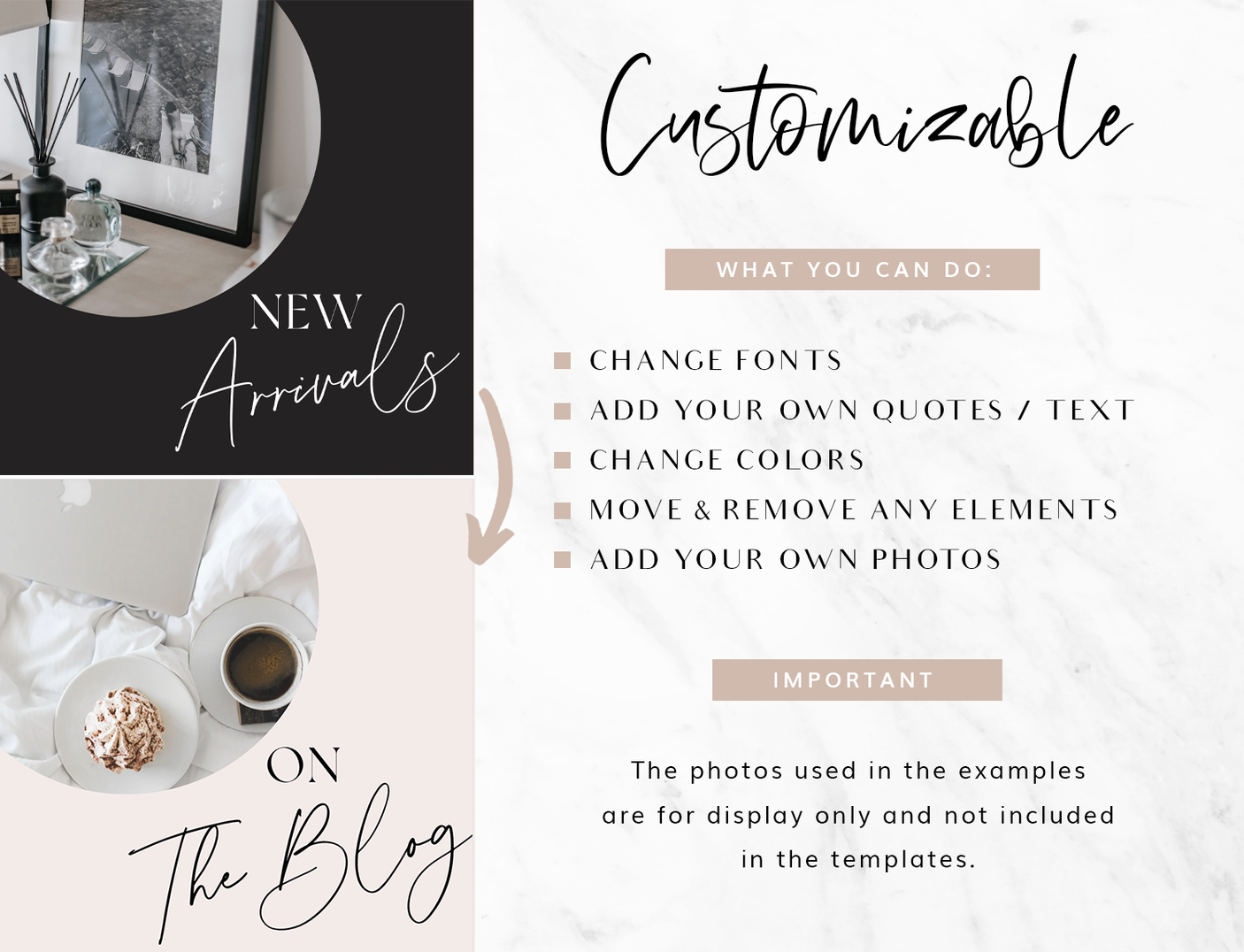 Luxe Edit Instagram Post Templates - Design Pixie