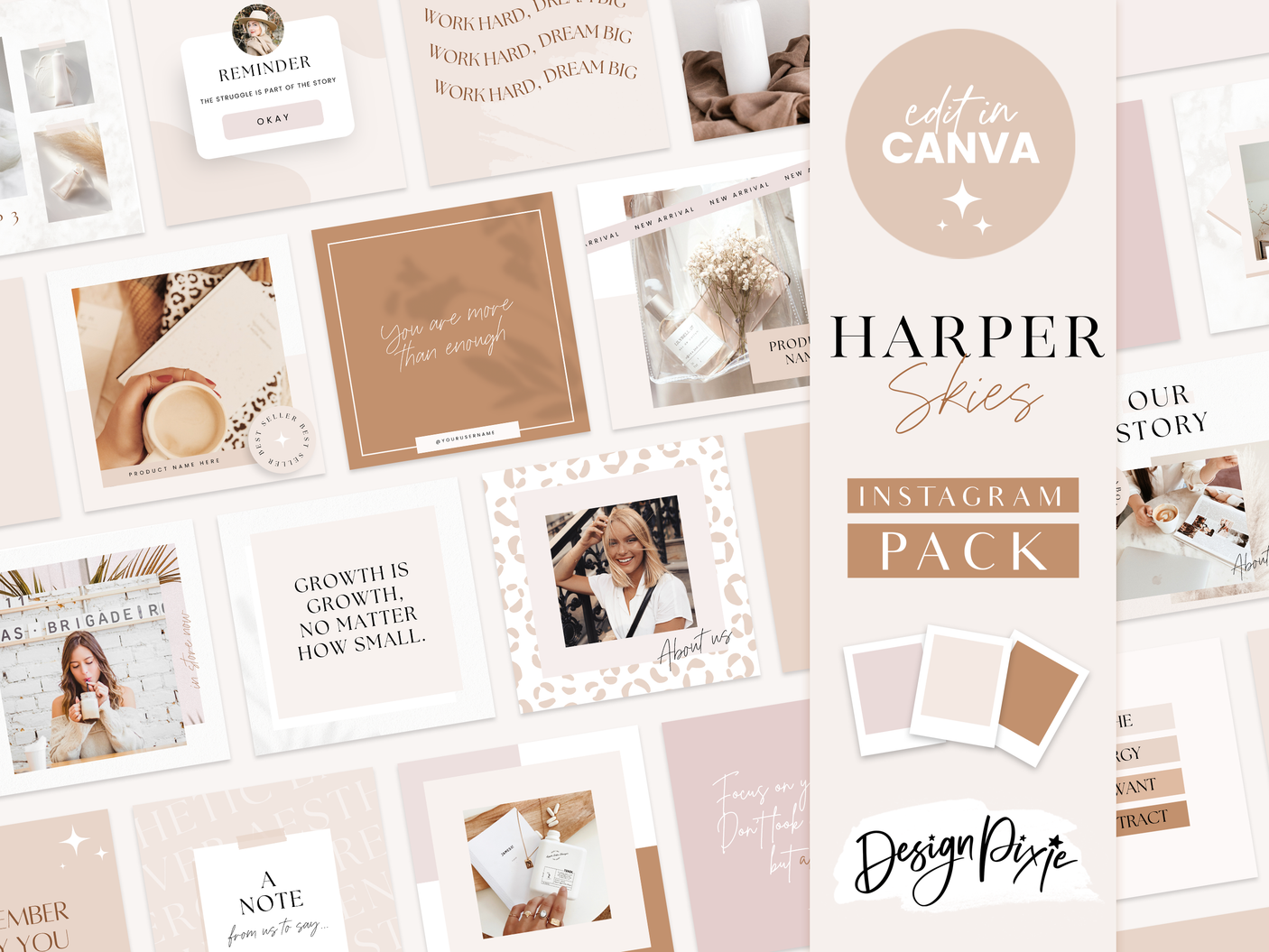 Harper Skies Instagram Post Templates
