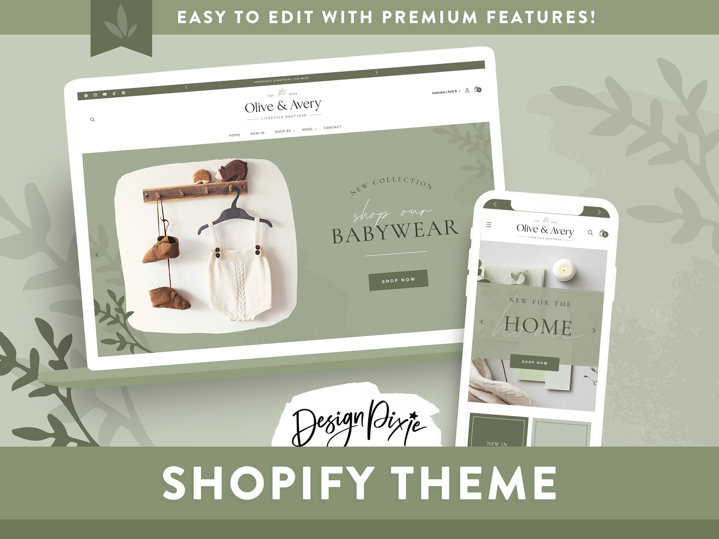 Olive And Avery Shopify Theme