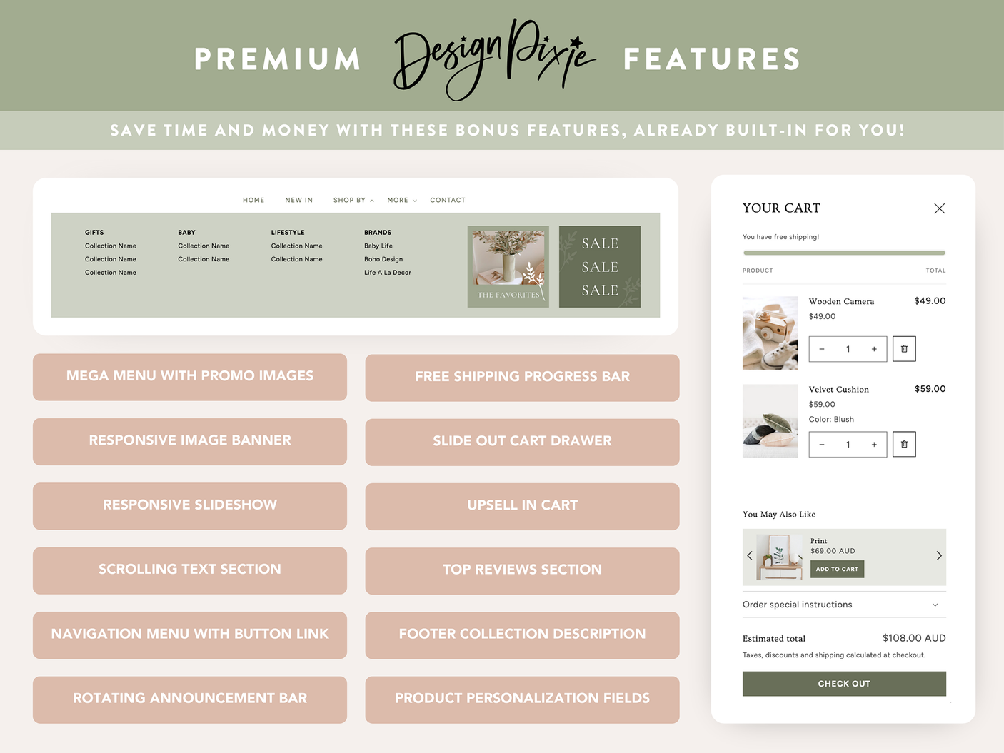 Olive And Avery Shopify Theme