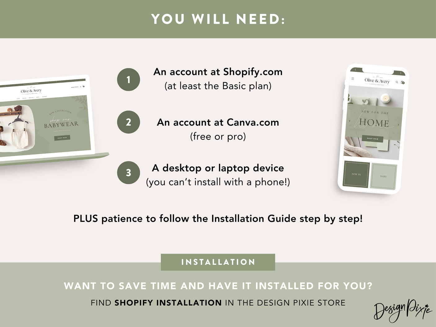 Olive And Avery Shopify Theme