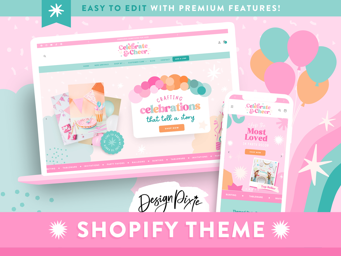 Bright Party Shopify Theme
