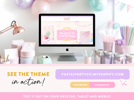 Pastel Party Shopify Theme