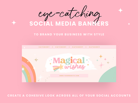 Magical Wishes Social Media Banners - Design Pixie