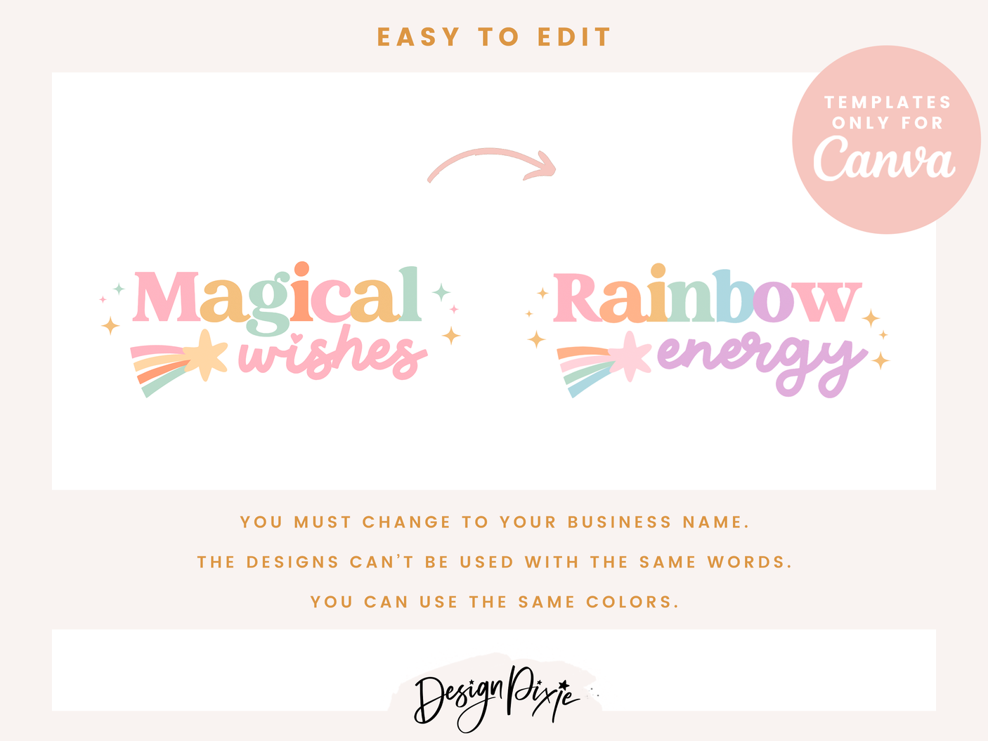Magical Wishes Logo Template - Design Pixie