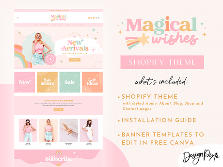 Magical Wishes Shopify Theme - Design Pixie