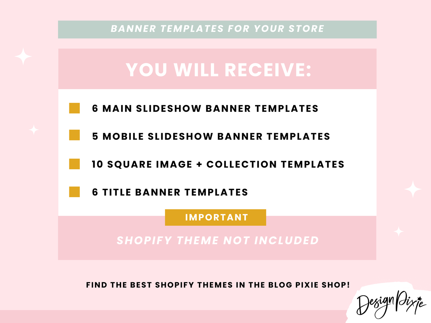 Creative DIY Shopify Banner Templates - Design Pixie