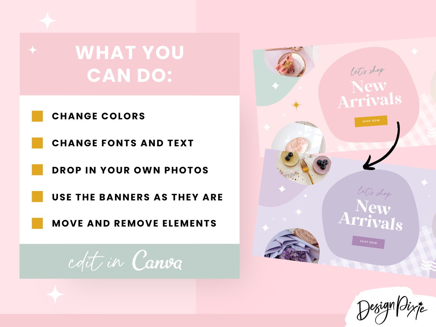 Creative DIY Shopify Banner Templates - Design Pixie