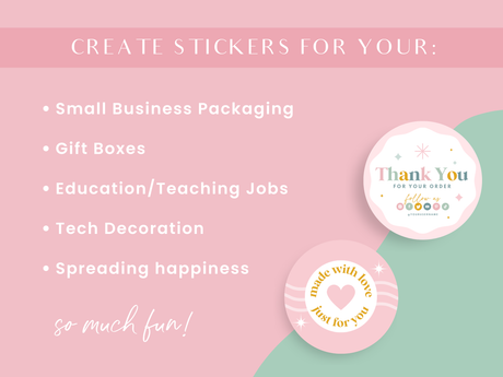 Pastel Sticker Label Templates - Design Pixie