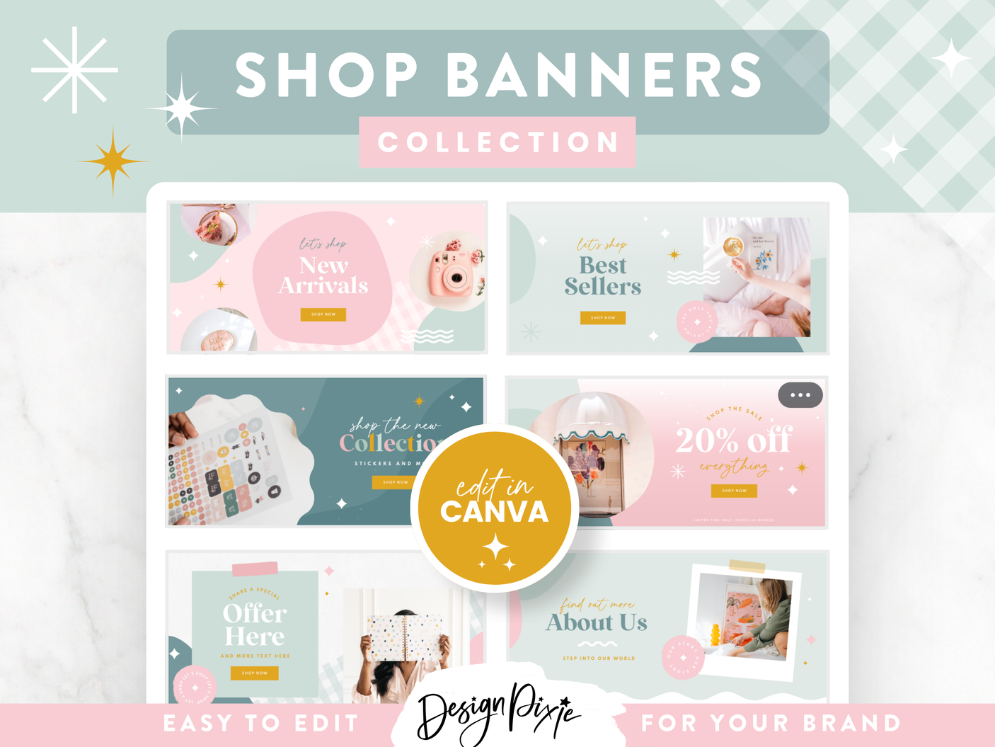 Creative DIY Shopify Banner Templates