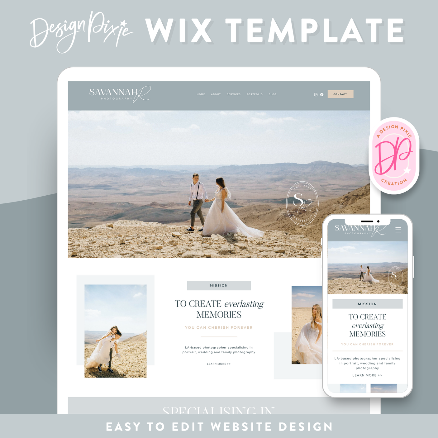 Savannah Wix Template
