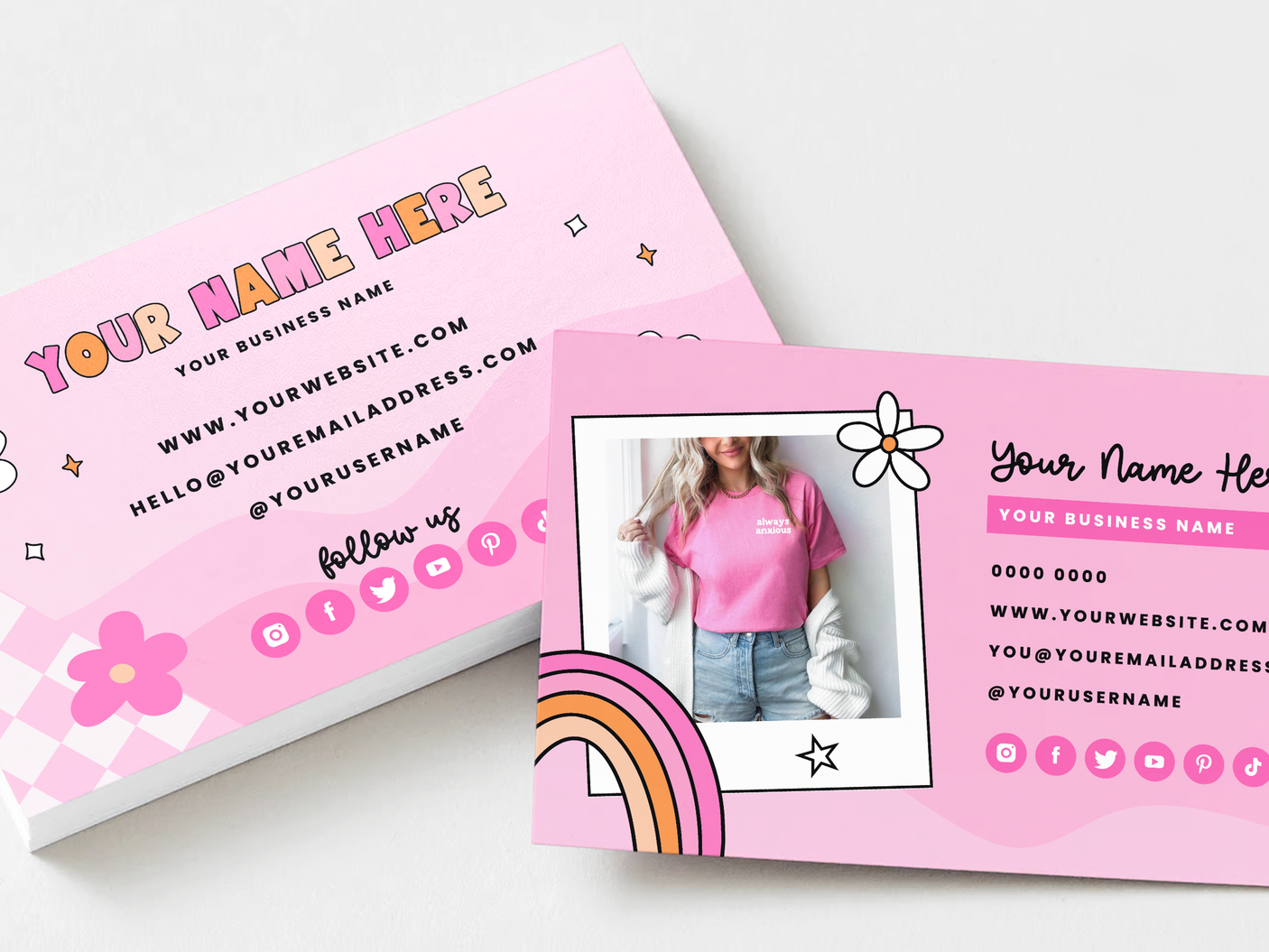 Business Card Template - Sweet Threads - Design Pixie