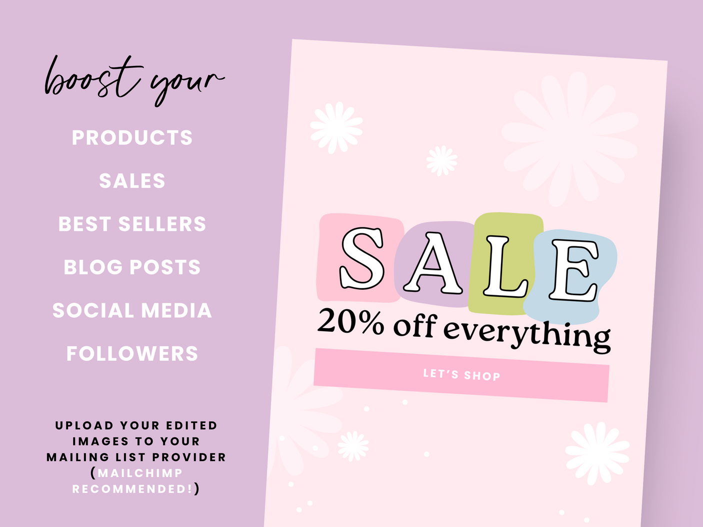 Pink Email Marketing Templates - Design Pixie