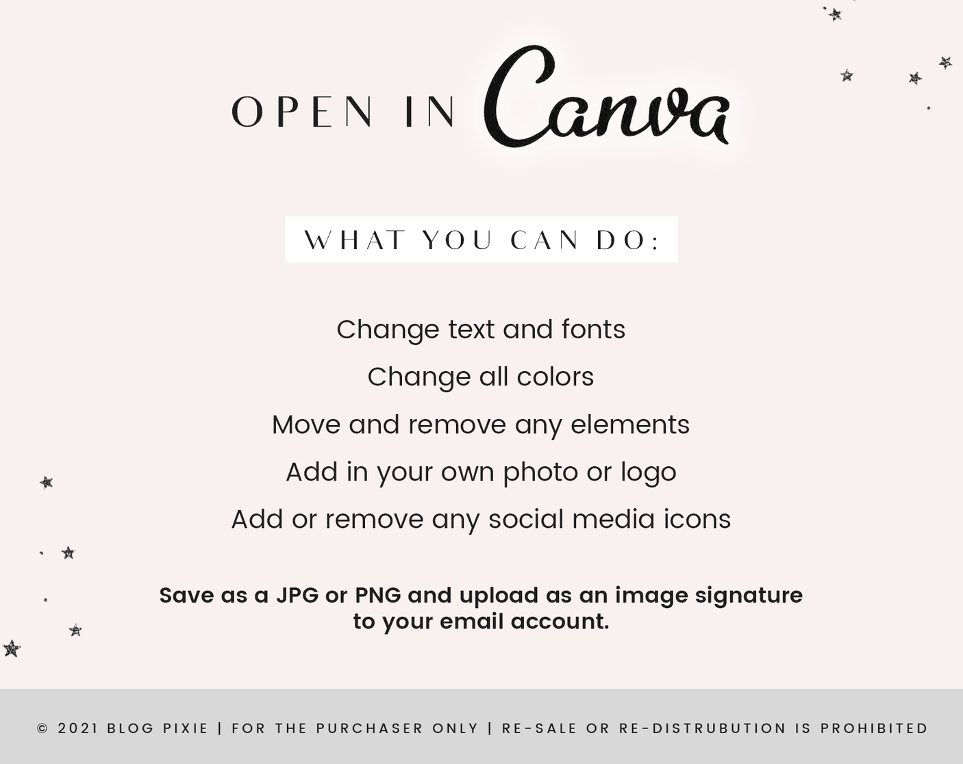 Sophie Email Signature Template - Design Pixie