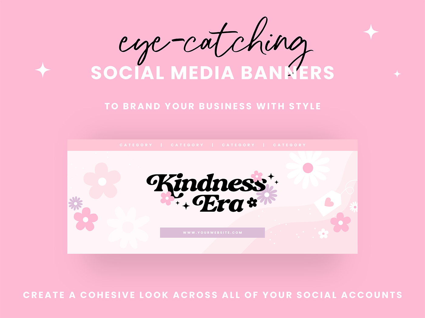 Kindness Era Social Media Banners - Design Pixie