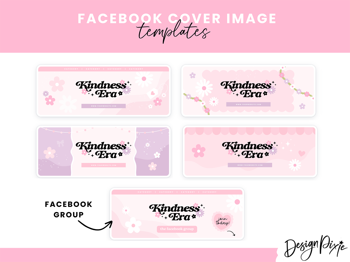 Kindness Era Social Media Banners - Design Pixie