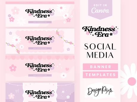 Kindness Era Social Media Banners - Design Pixie