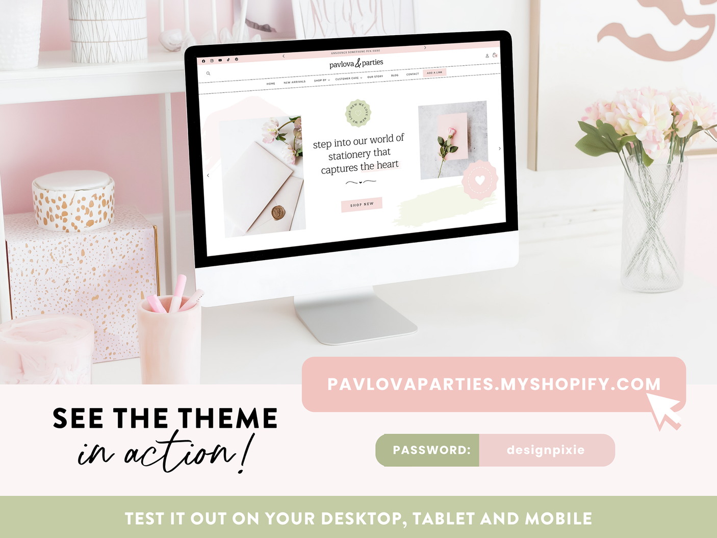 Pavlova And Parties Shopify Theme
