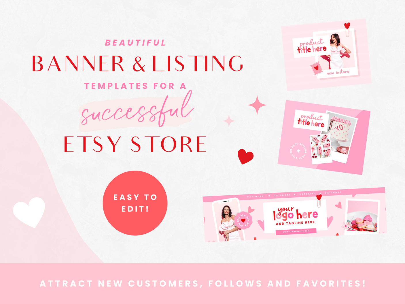 Heartful Etsy Shop Kit - Design Pixie