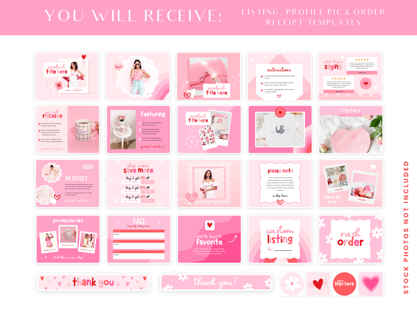 Heartful Etsy Shop Kit - Design Pixie