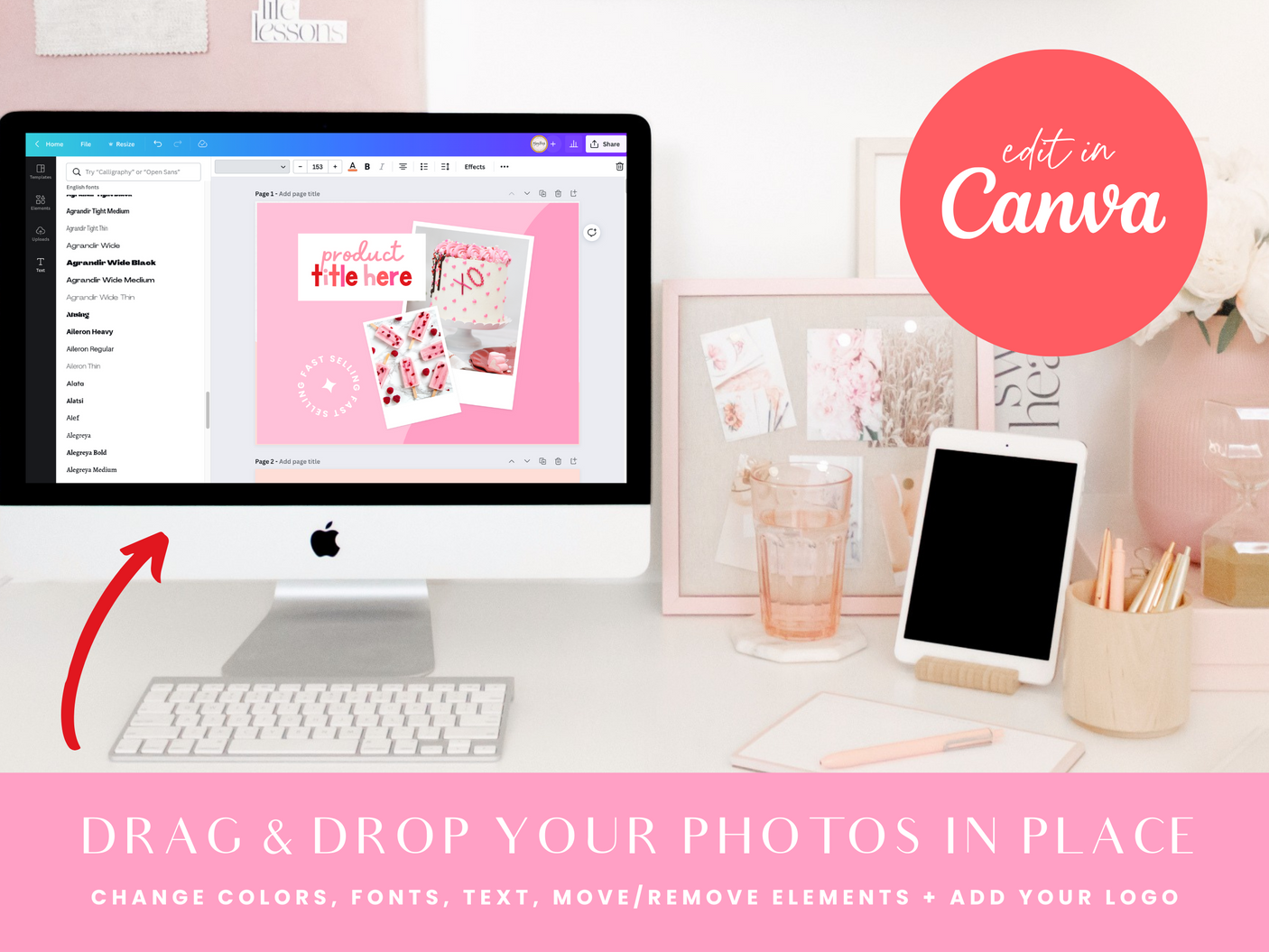 Heartful Etsy Shop Kit - Design Pixie