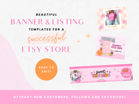 Sweet Threads Etsy Shop Kit - Design Pixie