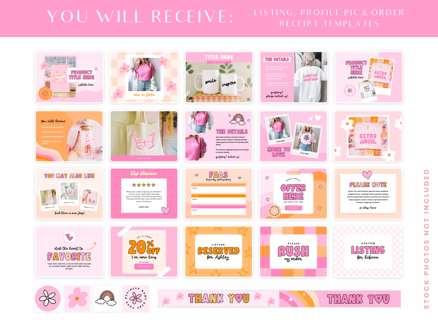 Sweet Threads Etsy Shop Kit - Design Pixie