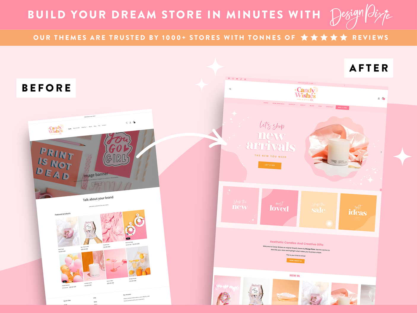 Candy Wishes Shopify Theme