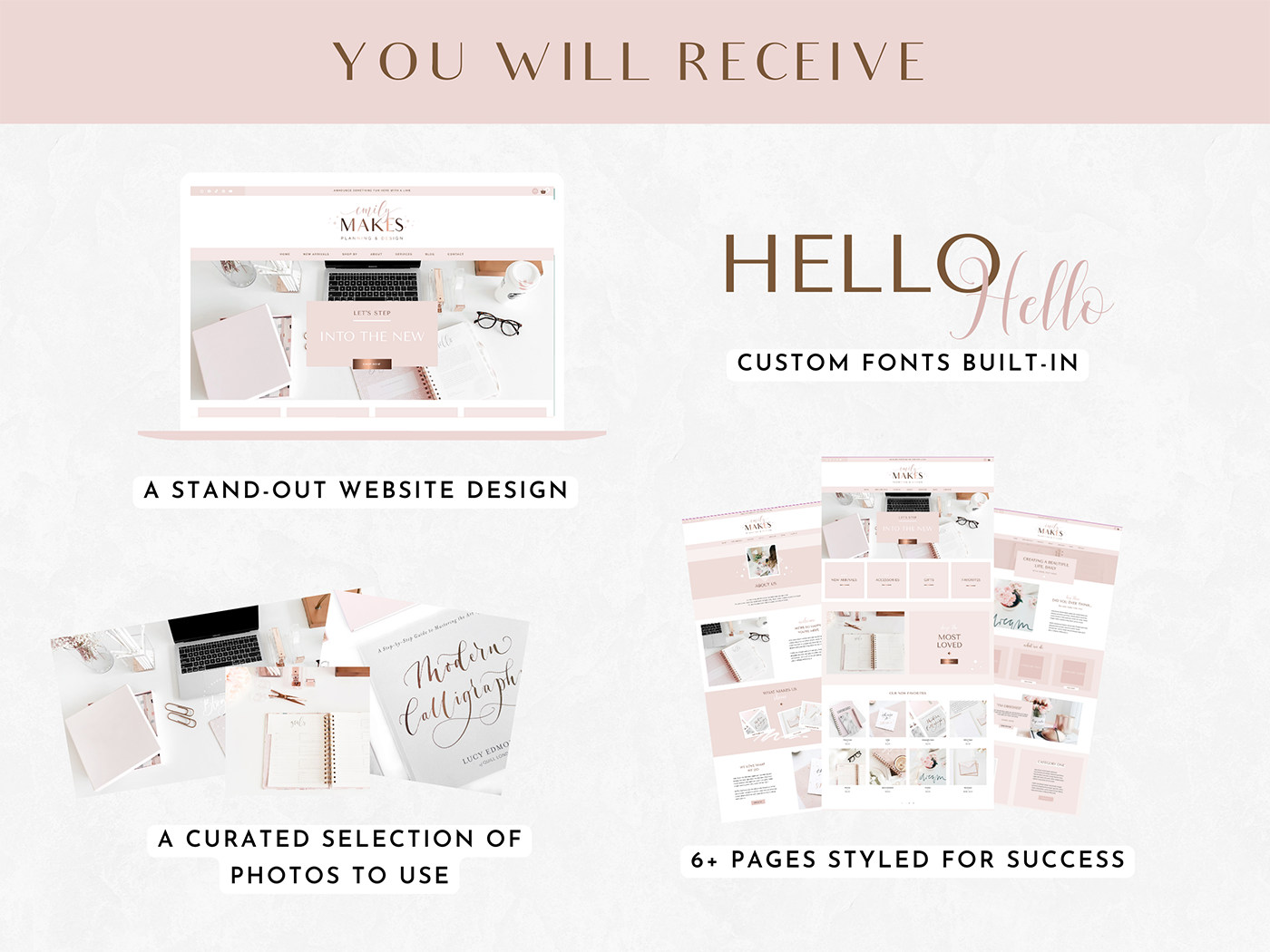 Emily Makes Wix Template - Design Pixie