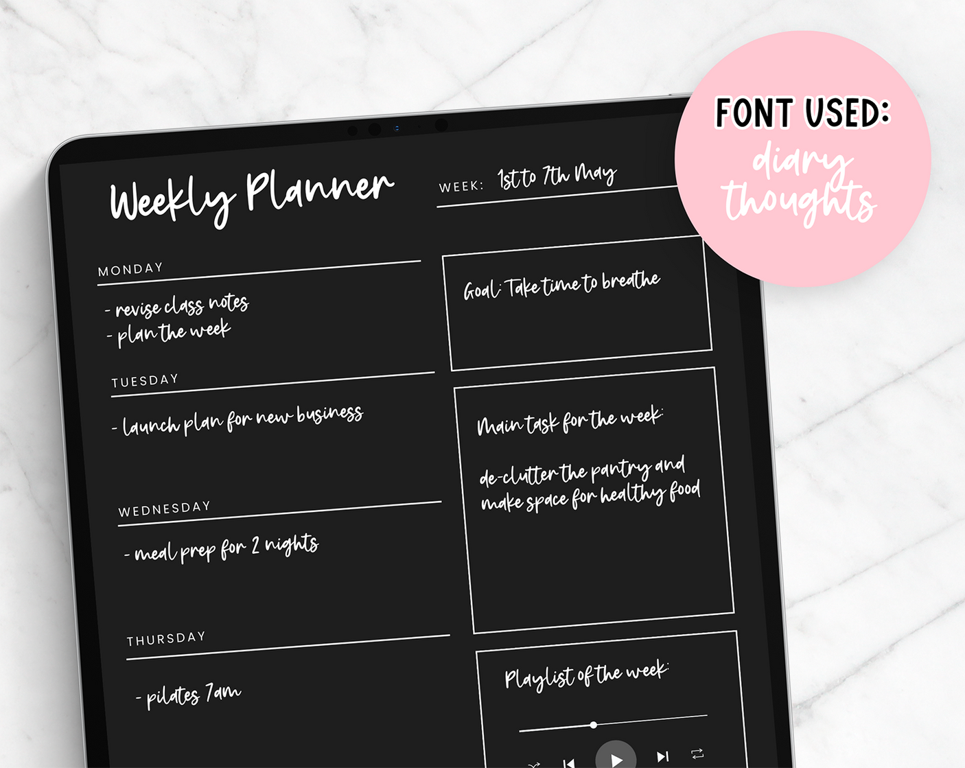 Planner Font Bundle - Design Pixie